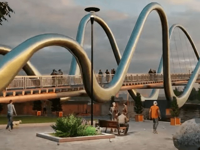 План города: В Киеве построят ещё один мост — в форме волны