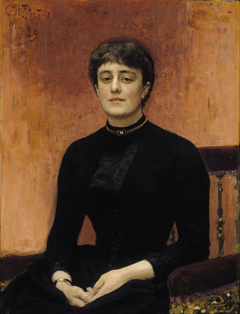 «Портрет художниці Єлизавети Званцевої», 1889 рік 