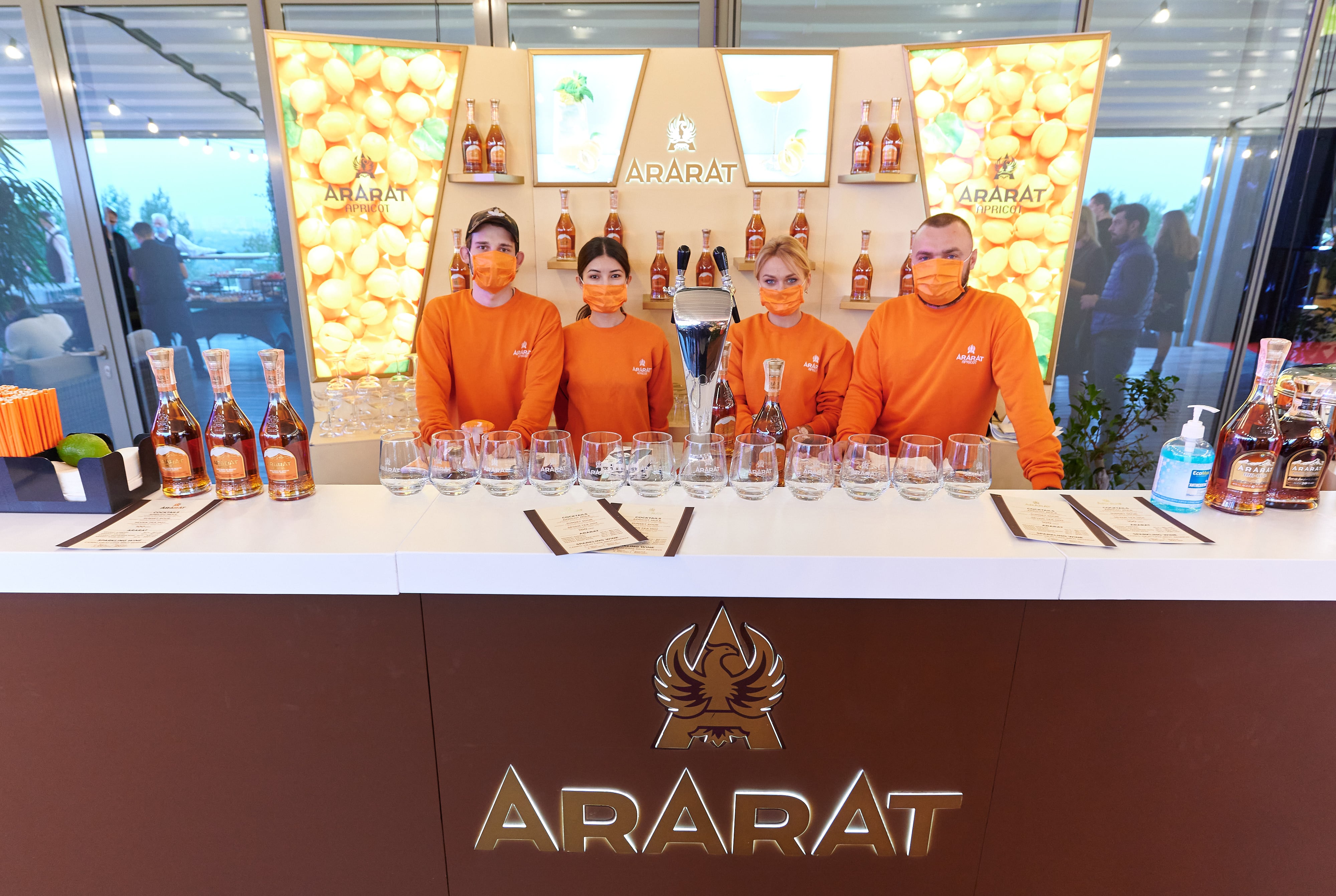 За напитки отвечал бренд ARARAT