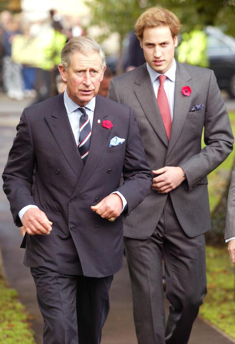 Принц Чарльз и принц Уильям, 2005 год