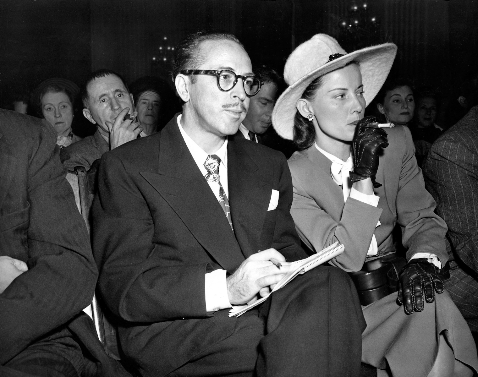 Далтон Трамбо c женой, 1947 год