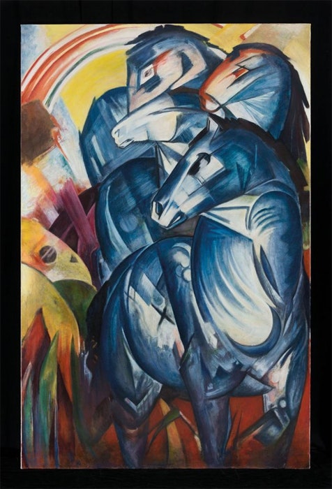  Франц Марк. Башня синих лошадей, 1913