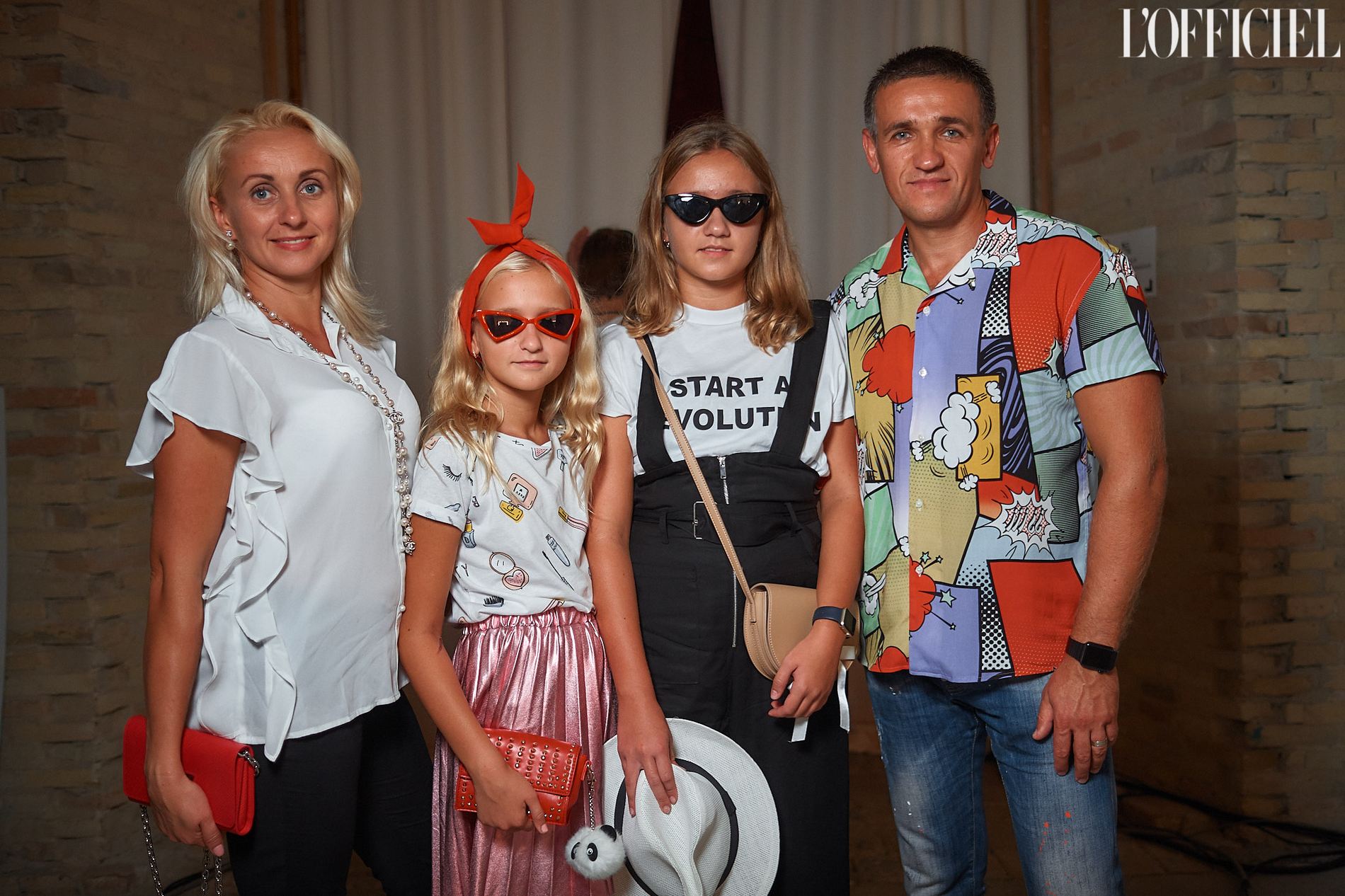 Игорь Абрамович с семьей