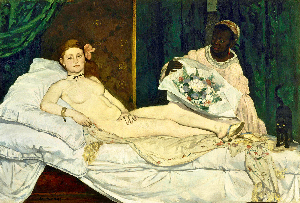 Эдуарда Мане «Олимпия» (1863). Музей д'Орсе, Париж