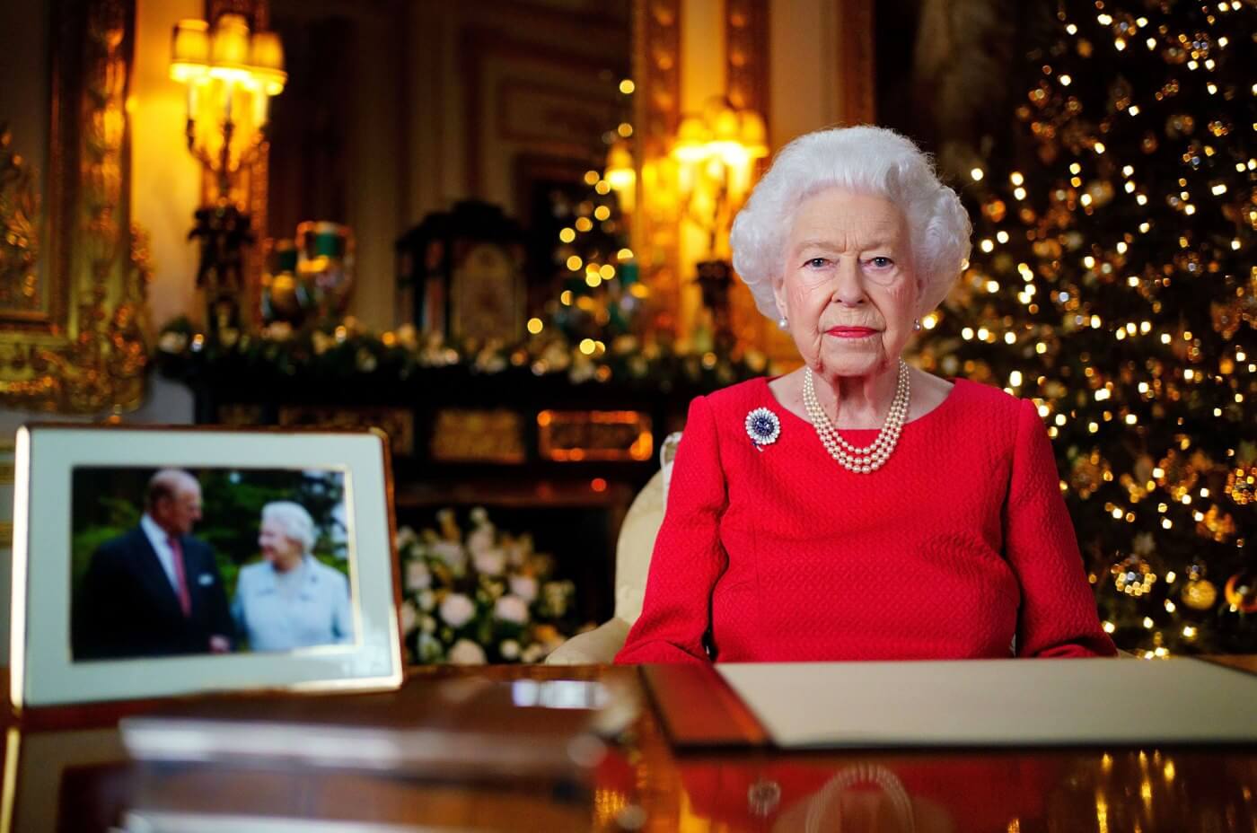 Королева під час останнього різдвяного привітання, 2021 рік