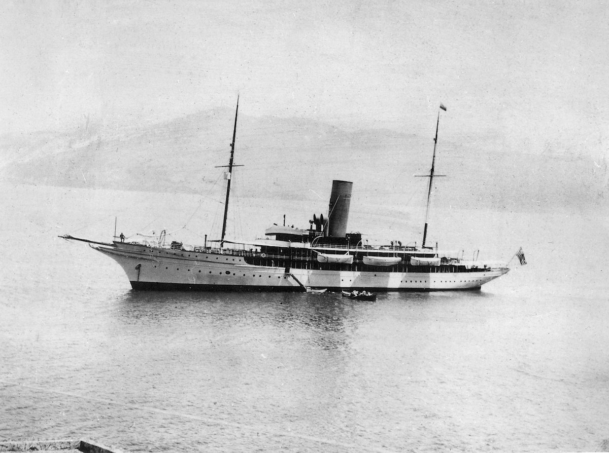 Яхта «Иоланда», принадлежавшая Михаилу Терещенко, была самым длинным частным судном того времени 