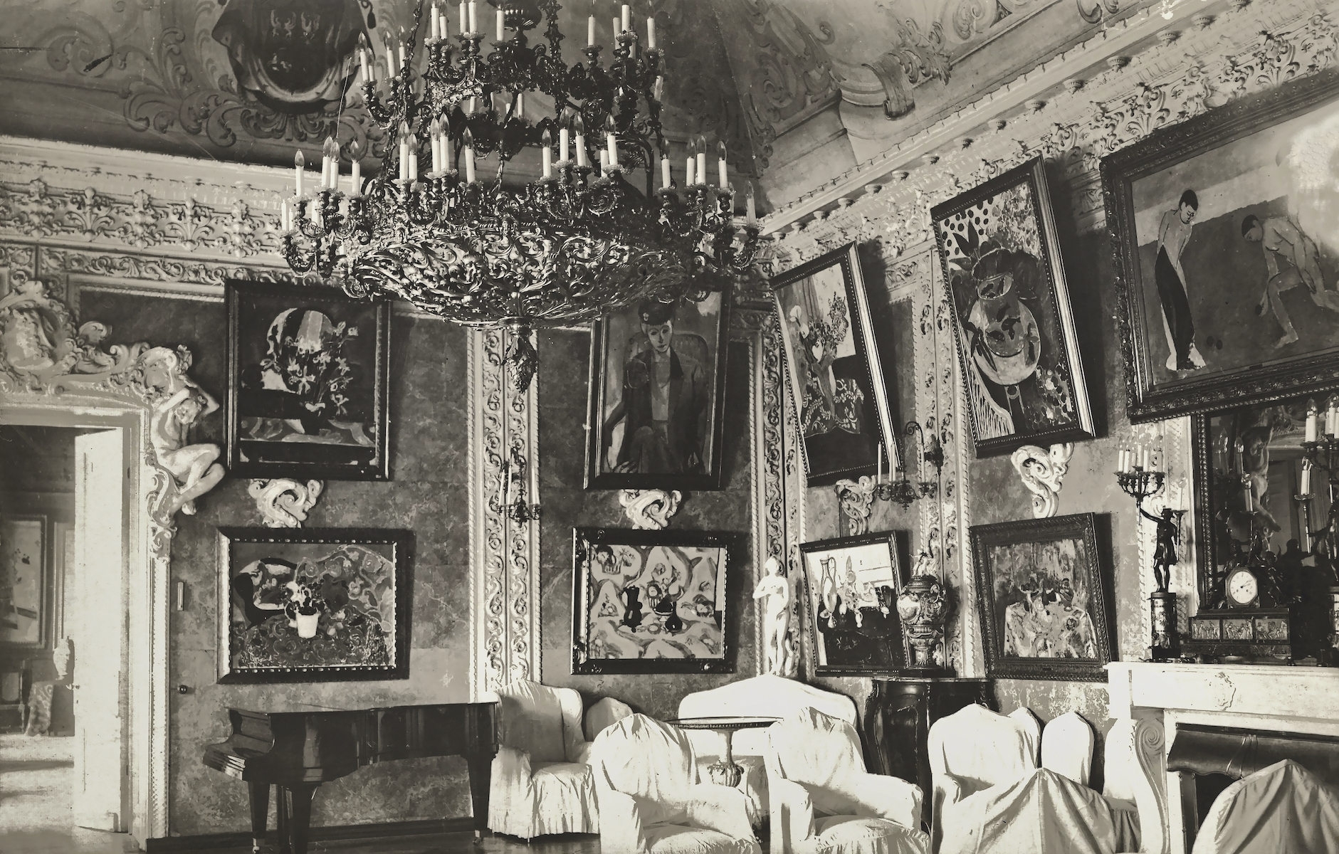 Розовая гостиная (зал Матисса) в особняке Щукина, 1914 год