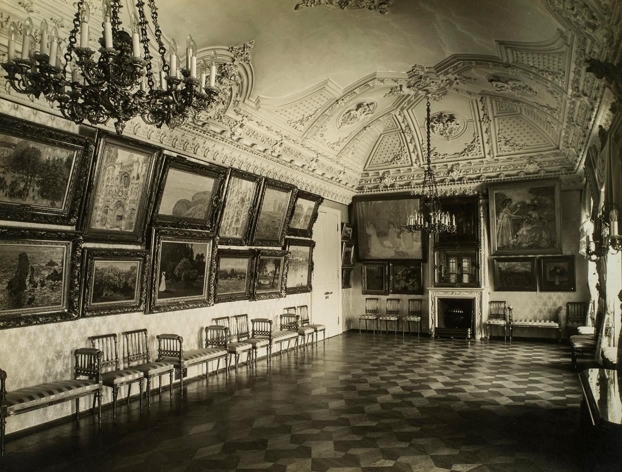 Музыкальный салон (зал Моне и импрессионистов) в особняке Щукина, 1914 год