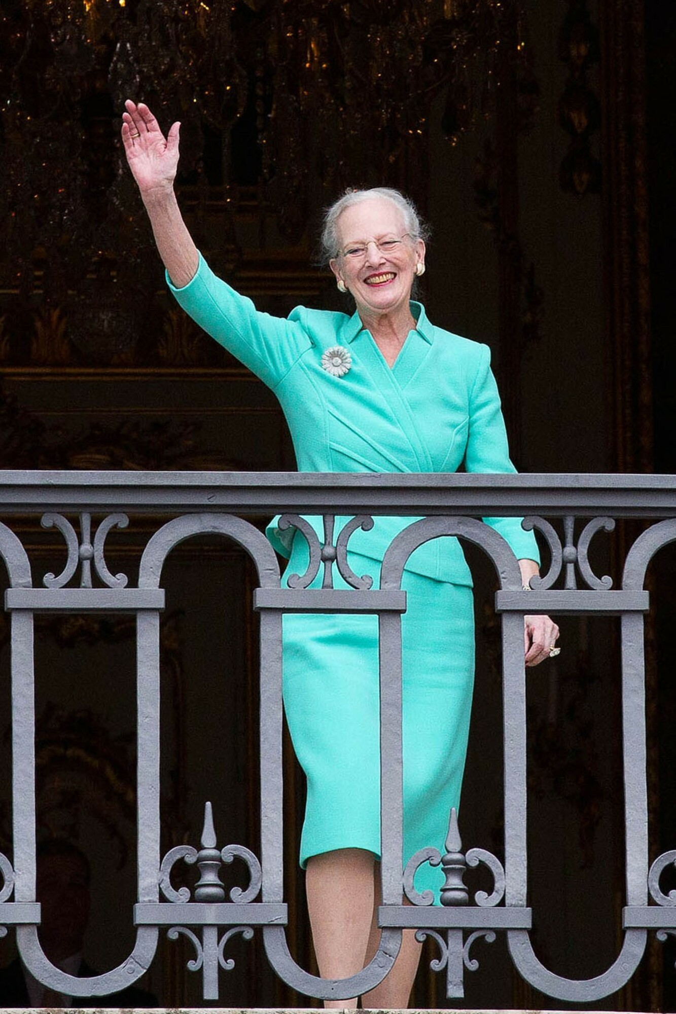 На королівському балконі з нагоди свого 75-річчя, 2015 рік