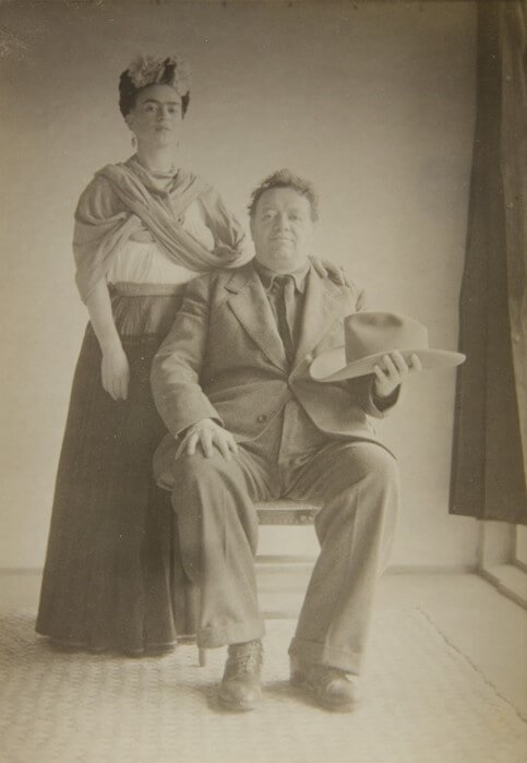 Фрида Кало и Диего Ривера, 1940