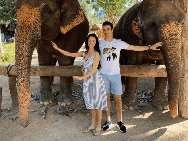 Екатерина Кухар и Александр Стоянов провели медовый месяц в Таиланде