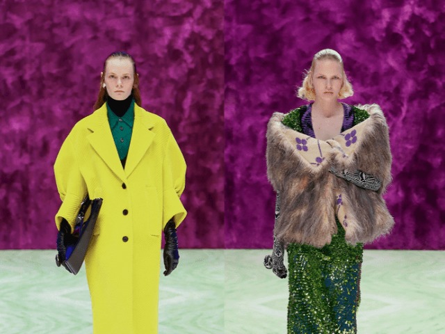 Раф Симонс и Миучча Прада показали вторую  совместную женскую коллекцию Prada