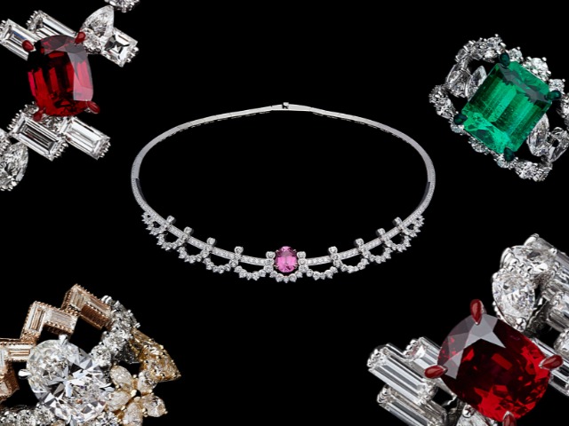 Смотрите: Асимметричные формы и ленты-бриллианты в новой ювелирной коллекции Dior