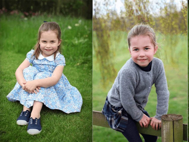 Кейт Миддлтон сняла портреты 4-летней принцессы Шарлотты