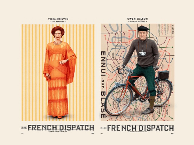 Смотрите: 12 новых плакатов "Французского вестника" с Тимоти Шаламе, Тильдой Суинтон и Биллом Мюрреем