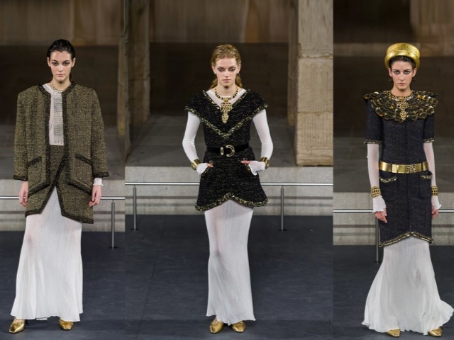 Царица Египта: Карл Лагерфельд представил коллекцию Chanel Métiers d'Art в Нью-Йорке
