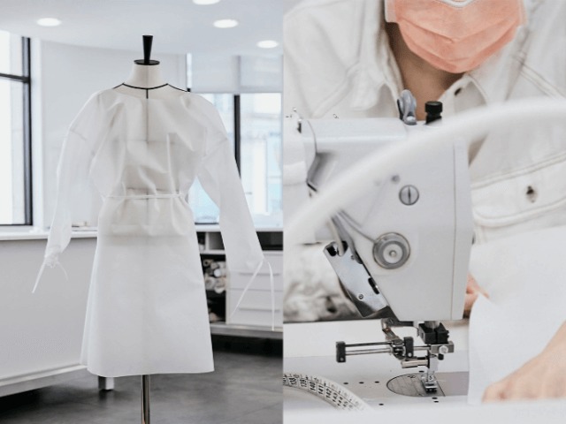 Louis Vuitton запустили производство медицинских халатов в своем парижском ателье