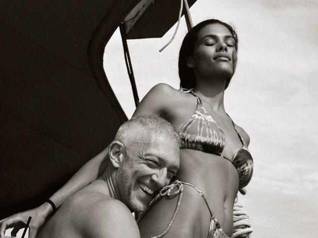 Минутка романтики: Совместные фото Венсана Касселя и Тины Кунаки из Рио