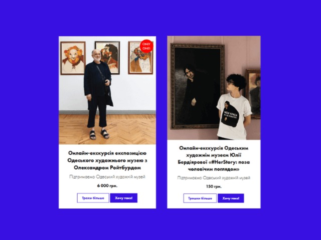 "Супермаркет культуры": В Украине запустили благотворительный проект для помощи музеям и художникам