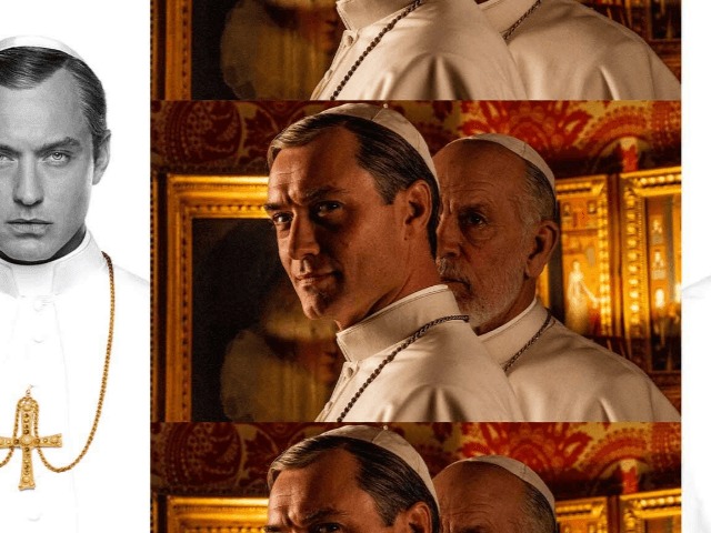  "Новый папа": В сети появилась первая фотография Джуда Лоу и Джона Малковича