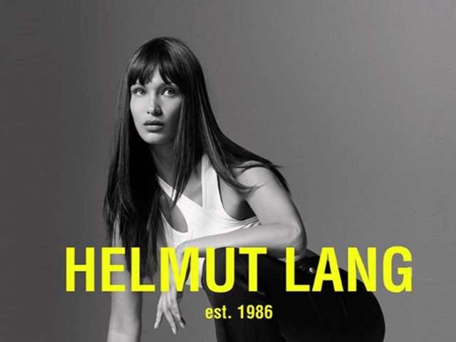 Белла Хадид снялась в рекламной кампании Helmut Lang