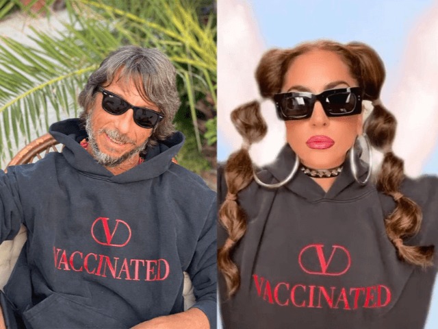В поддержку вакцинации Valentino выпустили худи, которое уже носит Леди Гага