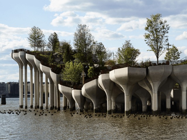 Диана фон Фюрстенберг с мужем построили парк на реке Гудзон в Нью-Йорке