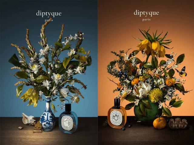 Цифровые букеты в рекламной кампании ароматов Diptyque
