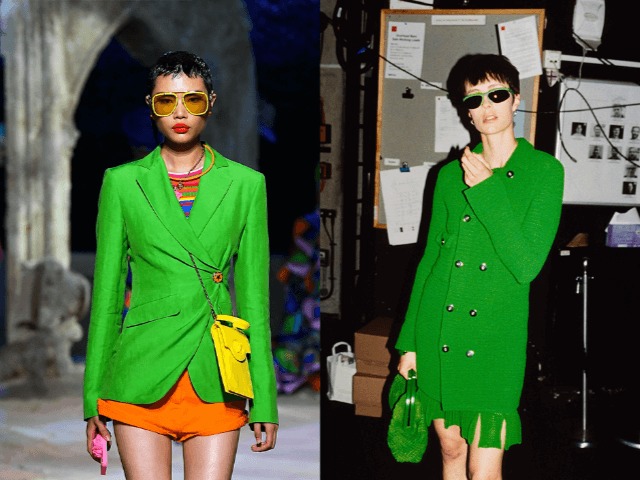 Тренд — 2021: Одежда ярко-зеленого цвета
