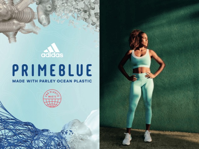 Adidas представили коллекцию Primeblue из переработанного пластика