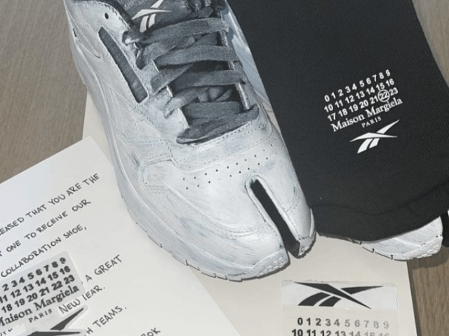 Ким Кардашьян показала кроссовки таби из коллаборации Maison Margiela и Reebok