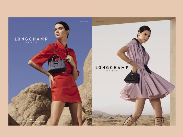 Кендалл Дженнер снялась в рекламной кампании Longchamp