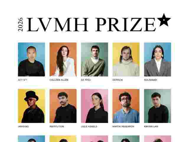 Оголошено півфіналістів премії LVMH Prize 2026