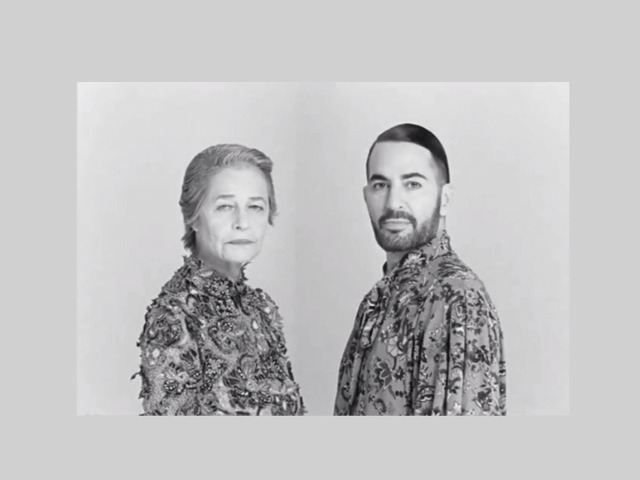 Марк Джейкобс и Шарлотта Рэмплинг передразнивают друг друга  в рекламе Givenchy