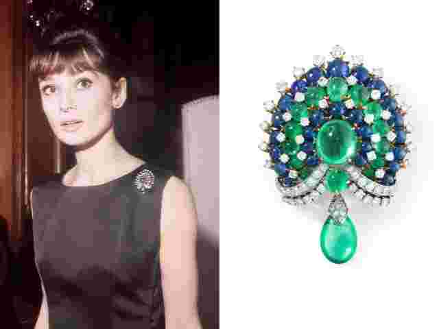 Брошку Одрі Гепберн продали на аукціоні Sotheby’s за рекордну суму