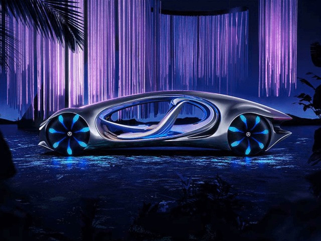 Джеймс Кэмерон и Mercedes-Benz представили концепт электрокара в стиле фильма "Аватар"