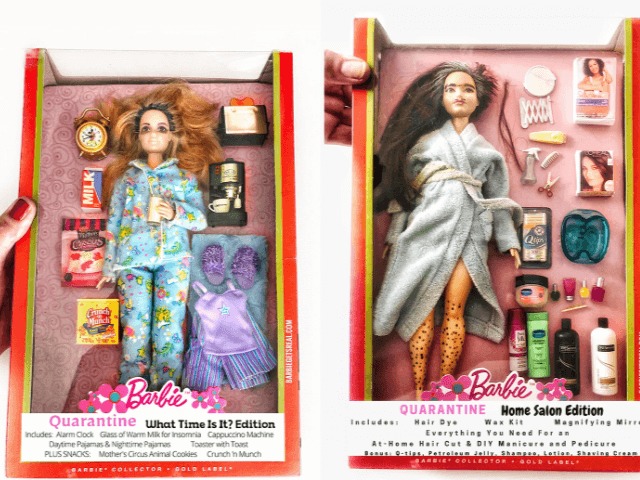 Барби на карантине: Блогер создала коллекцию реалистичных кукол