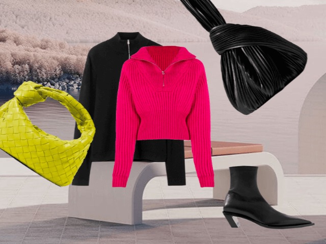 3 примера: Как стильно носить свитер с молнией 